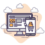 Criação de  Landing Pages, Sites e</br>E-commerces